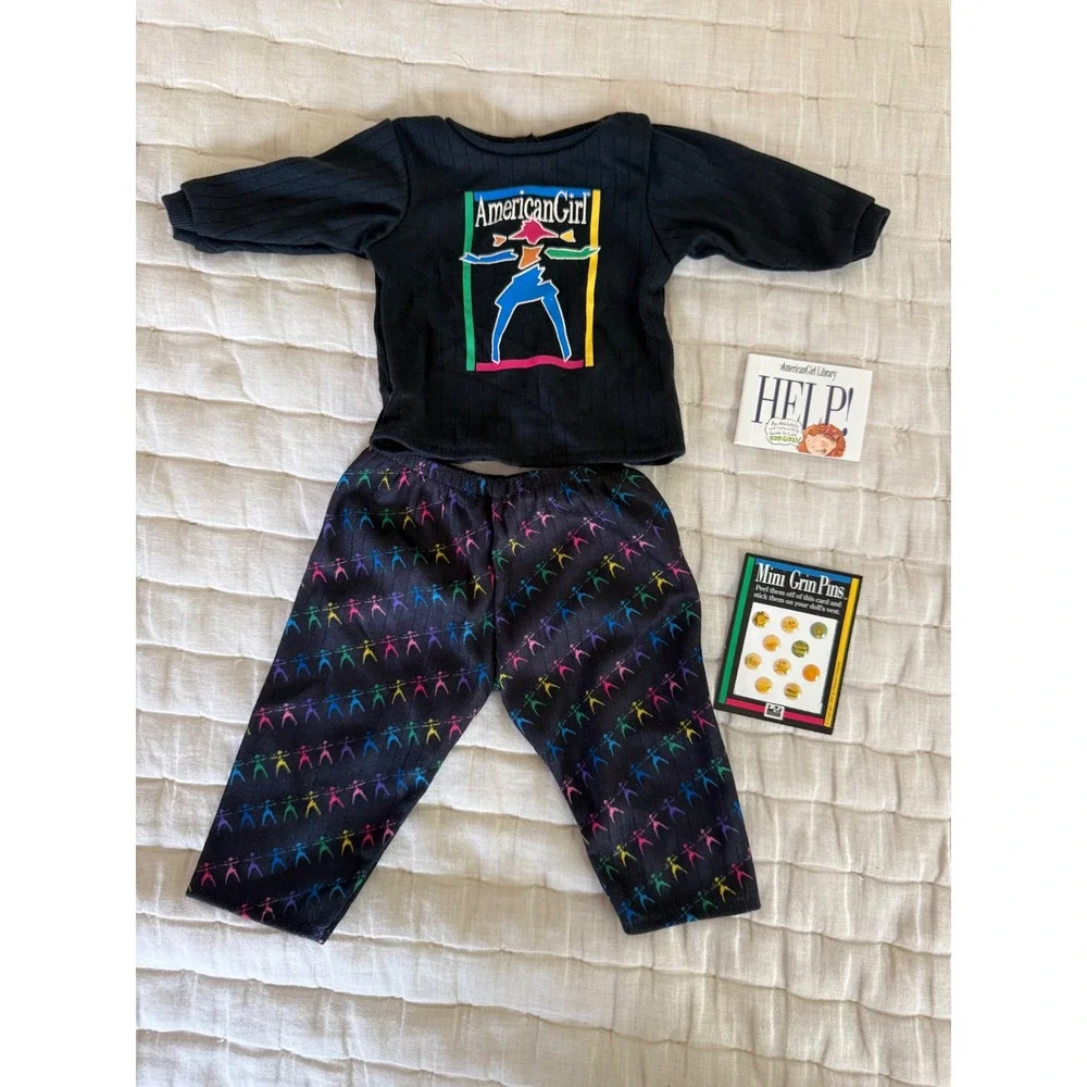 Vintage American Girl of Today AG PJs Pajama Set Pleasant Company 1996